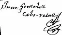 Firma de Juan González Cabo-Reluz