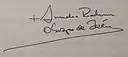 Firma de Amadeo Rodríguez Magro