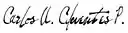 Firma de Carlos A. Cifuentes