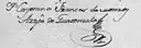 Firma de Cayetano Francos y Monroy