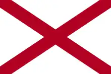 Bandera del estado estadounidense de Alabama