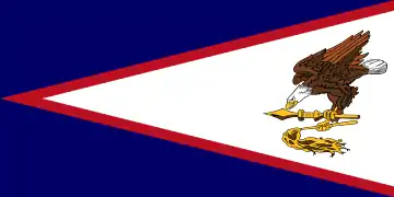 Bandera de Samoa Americana