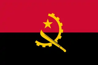 Bandera naval de Angola