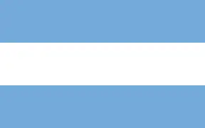 Bandera usada por Belgrano en 1813, utilizada popularmente entre 1813 y 1816.