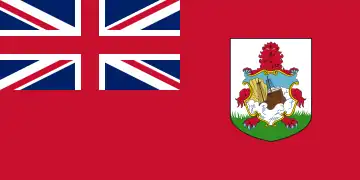 Bandera de Bermudas.