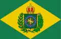 Segunda bandera del Imperio de Brasil (1870-1889).