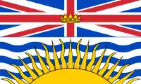 Bandera de la Columbia Británica (Canadá)