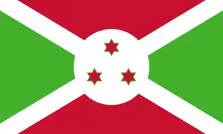 Burundi (seis puntas)