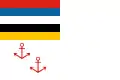 Bandera de Jefe de Policía de la Administración Civil
