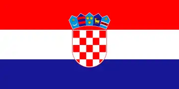 Bandera de Croacia