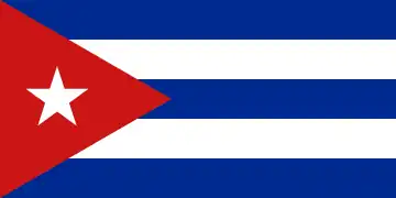 Bandera de Cuba.