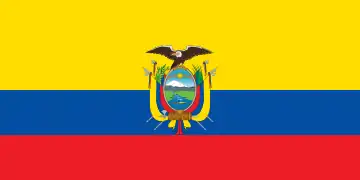 Bandera de Ecuador