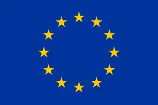 Bandera de la Unión Europea.