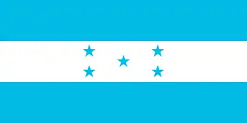 Bandera de Honduras.