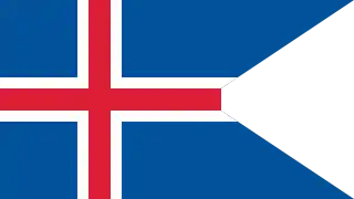 Bandera naval de Islandia