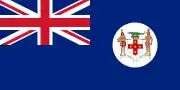 Bandera colonial de Jamaica (1906 - 1957)