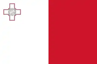 Bandera naval de Malta