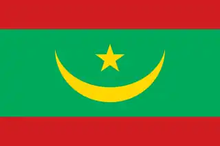 Bandera naval de Mauritania