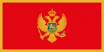 Bandera naval de Montenegro