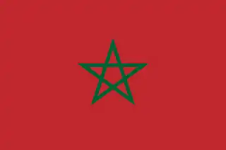 Bandera de Marruecos.