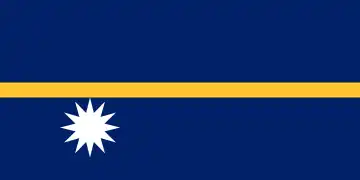 Bandera de Nauru