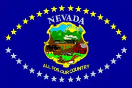 Bandera estatal de Nevada desde 1915 hasta 1929