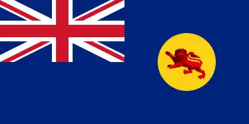 Bandera de Borneo Septentrional Británico (Sabah)