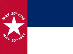 Bandera de Carolina del Norte