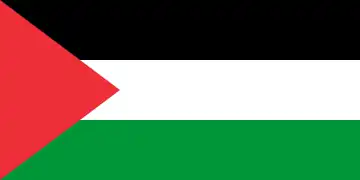 Bandera de Palestina.