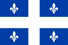 Bandera de Quebec