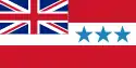 Bandera del Reino de Rarotonga, usada entre 1888 y 1893