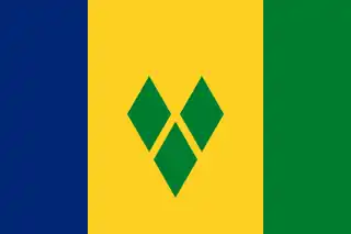 Bandera de San Vicente y Las Granadinas