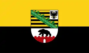 Bandera de Sajonia-Anhalt