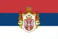 Bandera del Reino de Serbia (1882-1918)