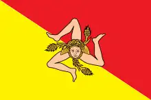 Bandera de Sicilia