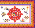 Reconstrucción de la bandera de Sikkim (1914-1962)