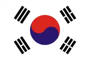 Bandera de Corea del Sur