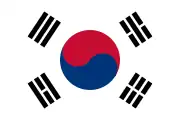 Bandera de Corea del Sur