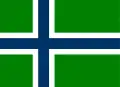 Bandera no oficial de la isla de South Uist (Escocia)