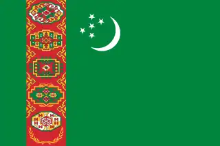 Bandera de Turkmenistán