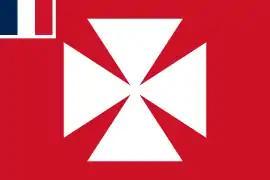 Bandera del Reino de Uvea (1886-1887)