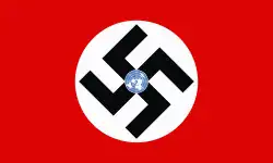 Bandera del Partido Nazi Estadounidense de Estados Unidos