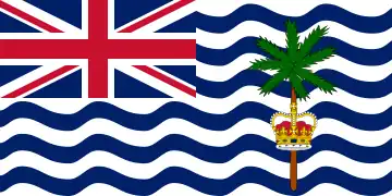Bandera de Territorio Británico del Océano Índico