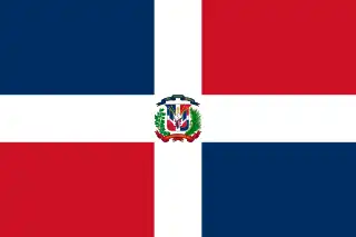 Bandera de República Dominicana.