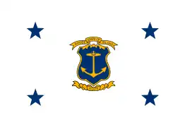 Estandarte del Gobernador de Rhode Island