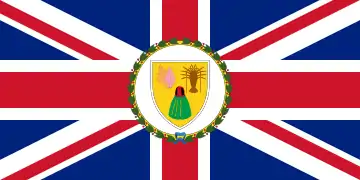 Bandera del Gobernador de las Islas Turcas y Caicos