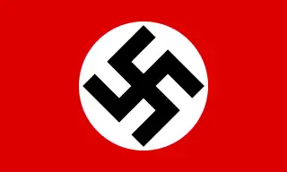 Bandera del Partido Nazi y del Tercer Reich