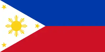 Bandera de Filipinas.