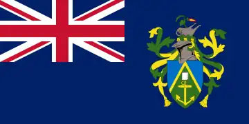 Bandera de Islas Pitcairn