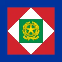 Estandarte presidencial de Italia